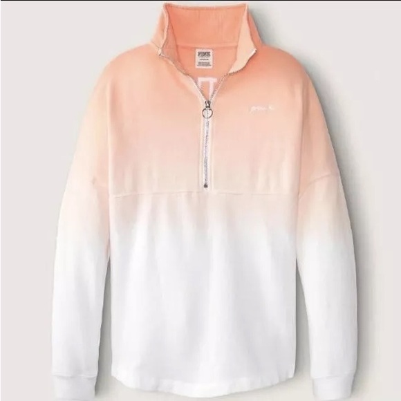 VICTORIA’S SECRET PINK Dip Dye Varsity Crew. - Picture 5 of 6